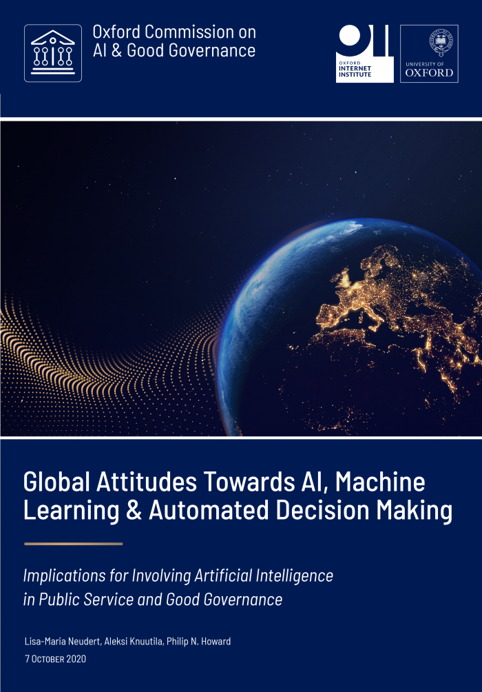 Global Attitudes Towards AI, Machine Learning cover