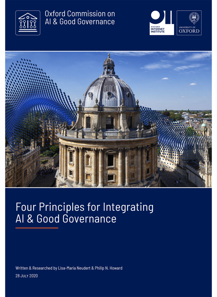 Four Principles for integrating AI and Good Governance